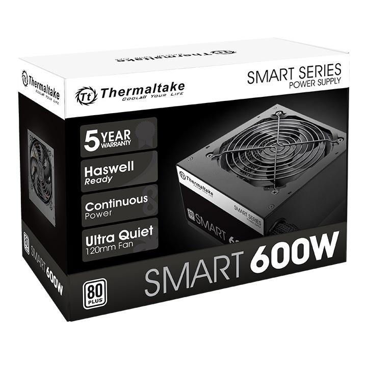 THERMALTAKE　600W PC電源 SMART STANDARDシリーズ　PSSPD0600NPCWJPW