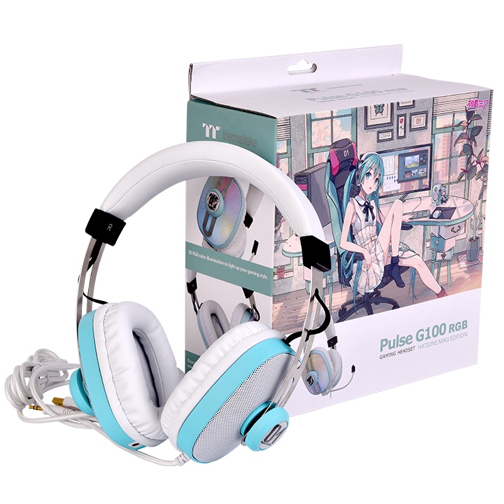 Pulse G100 RGB Gaming Headset – Hatsune Miku Edition