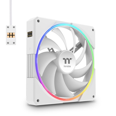 TS140 EX RGB PC Cooling Fan - White (3-Fan Pack)
