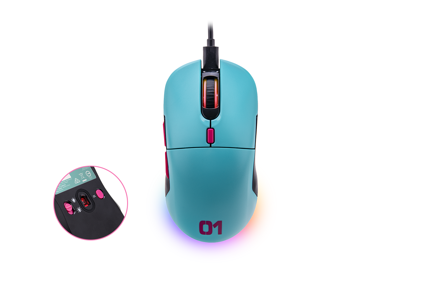 NEROS PRO RGB Gaming Mouse Hatsune Miku